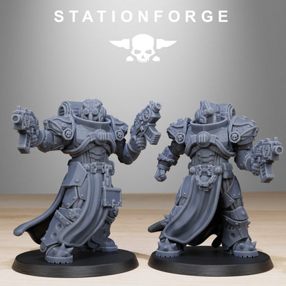 Socratis Militants, Modular Sci-Fi Marine warriors by STATIONFORGE, Grimdark Wargames Proxy