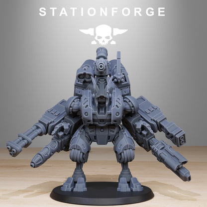 Tarion Strike Mechs Mk1 Builder Kit, Communitarian Alien Infantry, Sci-Fi Wargames Miniatures by STATIONFORGE
