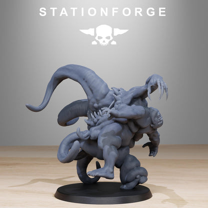 Corrupted Guard Wretched, Chaos Worshipper Sci-Fi Wargames Miniatures by STATIONFORGE, Corrupted Imperial Guard