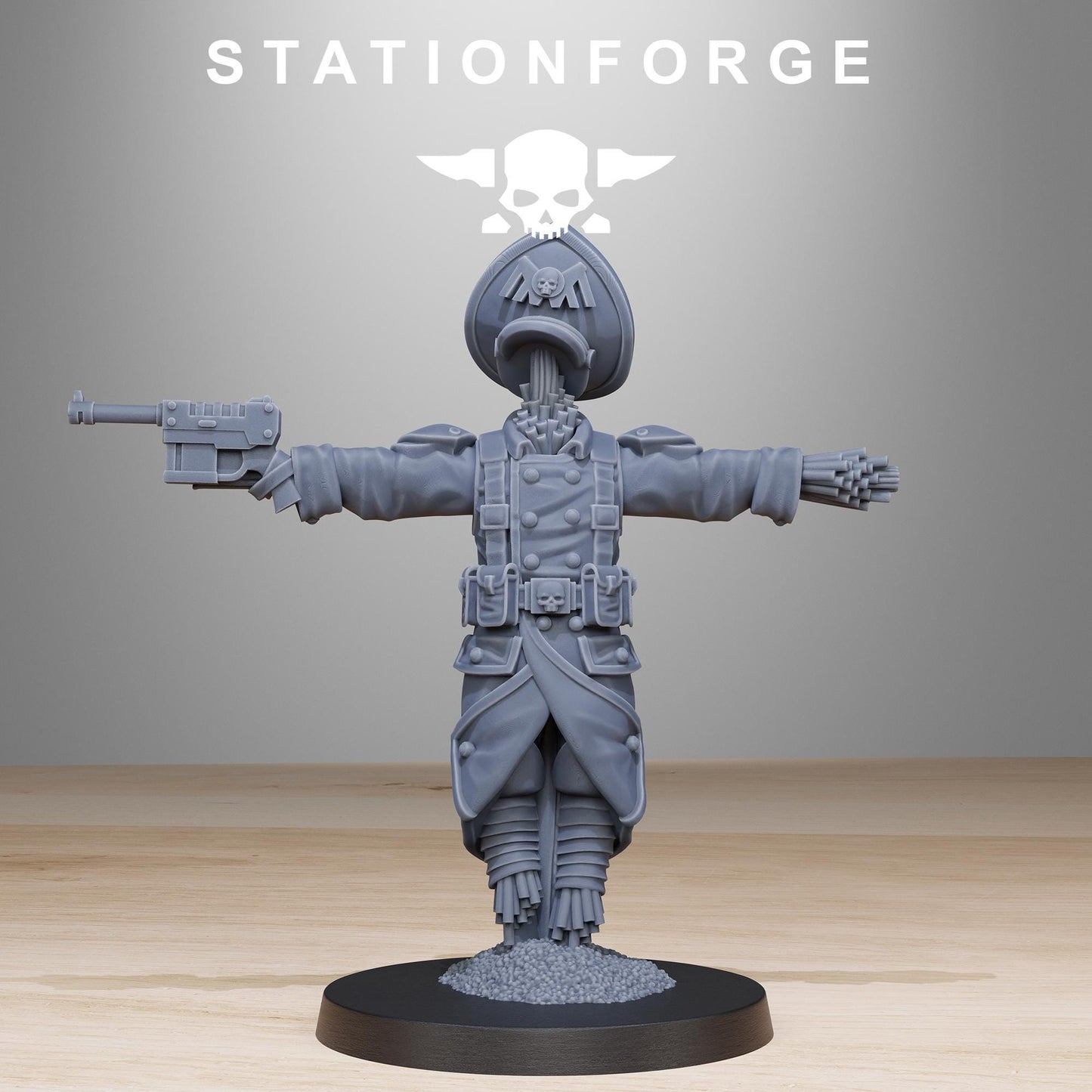 GrimGuard Scarecrow, Death Korps Proxy, Sci-Fi Wargames Miniatures by STATIONFORGE