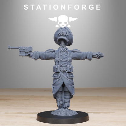 GrimGuard Scarecrow, Death Korps Proxy, Sci-Fi Wargames Miniatures by STATIONFORGE