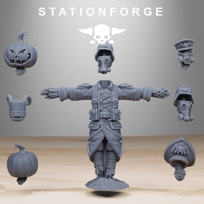 GrimGuard Scarecrow, Death Korps Proxy, Sci-Fi Wargames Miniatures by STATIONFORGE