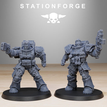 Socratis Light Reinforcement, Modular Sci-Fi Marine warriors by STATIONFORGE, Grimdark Wargames Proxy