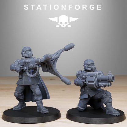 Vaskar Hunters, Death Korps Proxy, Sci-Fi Wargames Miniatures by STATIONFORGE