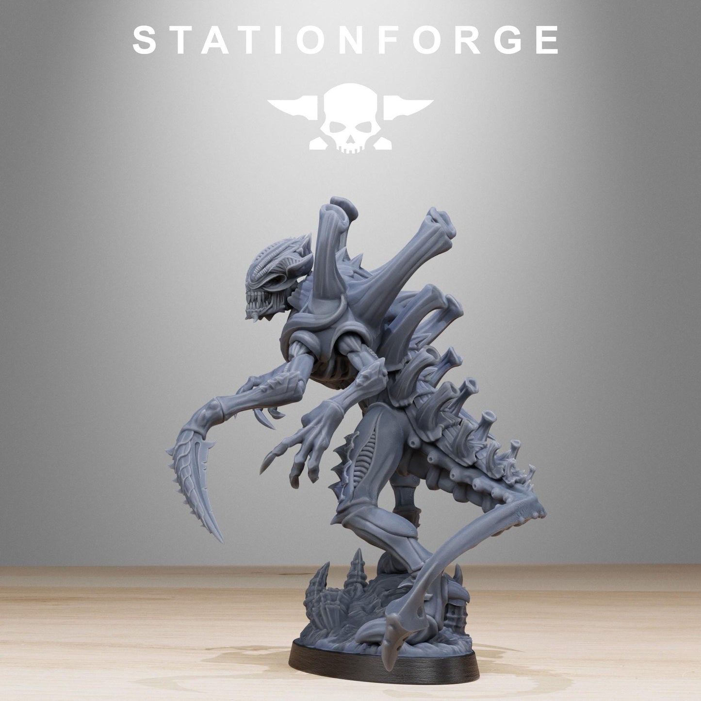 Xenarid Void Stalker - Xenarid Alien Bugs -  Sci-Fi Grimdark Bug aliens by STATIONFORGE