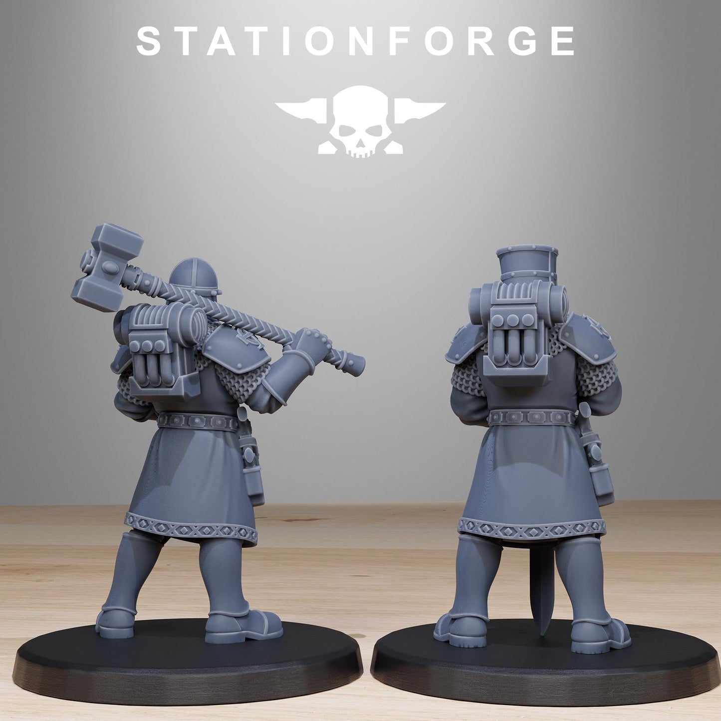 Vodalites Purifiers Modular Set Miniatures by STATIONFORGE,  Imperial guard infantry regiment
