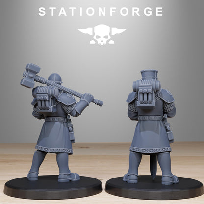 Vodalites Purifiers Modular Set Miniatures by STATIONFORGE,  Imperial guard infantry regiment