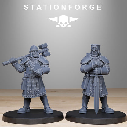 Vodalites Purifiers Modular Set Miniatures by STATIONFORGE,  Imperial guard infantry regiment