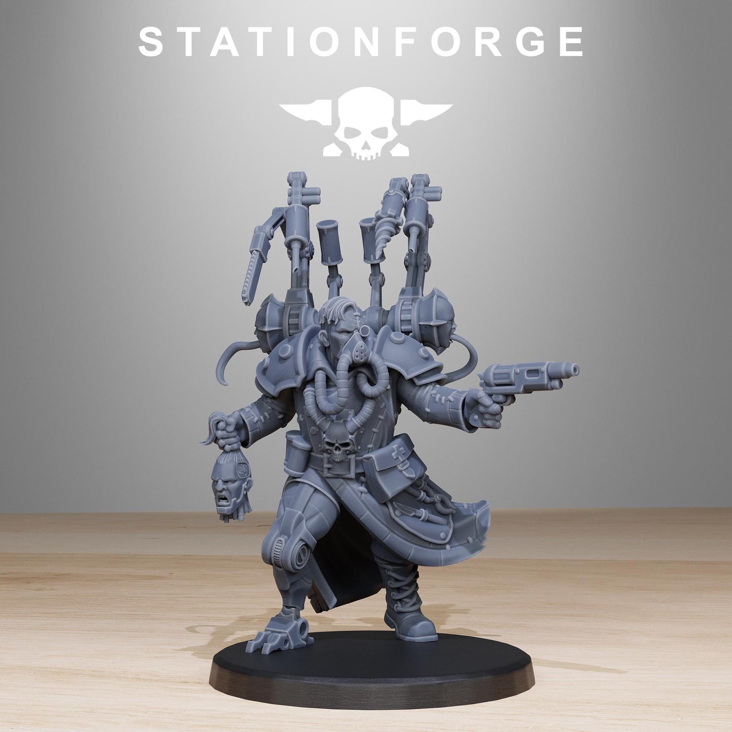 Ivan Kruck, Modular Sci-Fi Marine warriors by STATIONFORGE, Grimdark Wargames Proxy