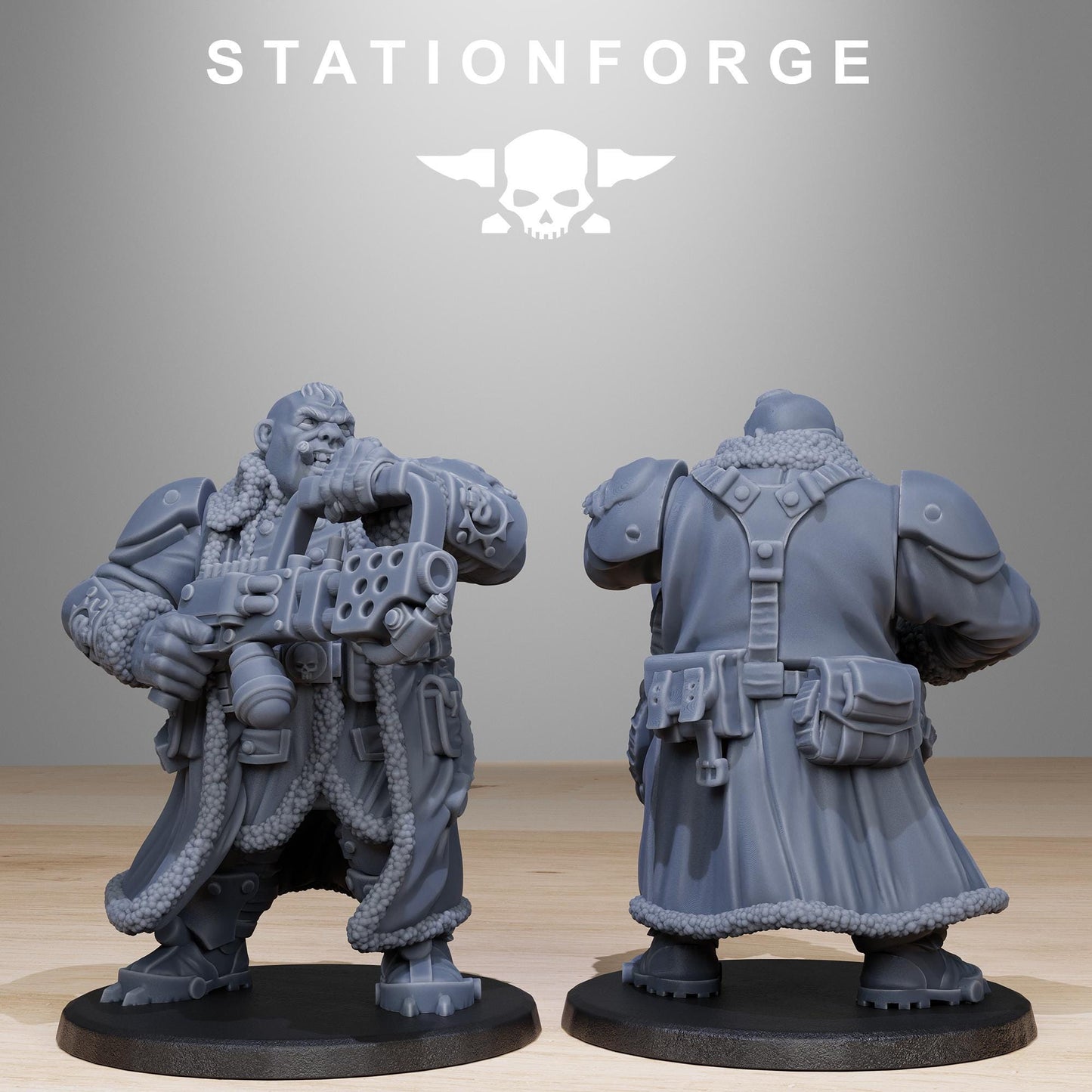 GrimGuard Frostwatch Mutants, Imperial Guard Proxy, Sci-Fi Wargames Miniatures by STATIONFORGE