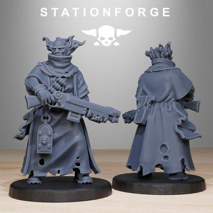 GrimCorp Mercenaries, Death Korps Proxy, Sci-Fi Wargames Miniatures by STATIONFORGE