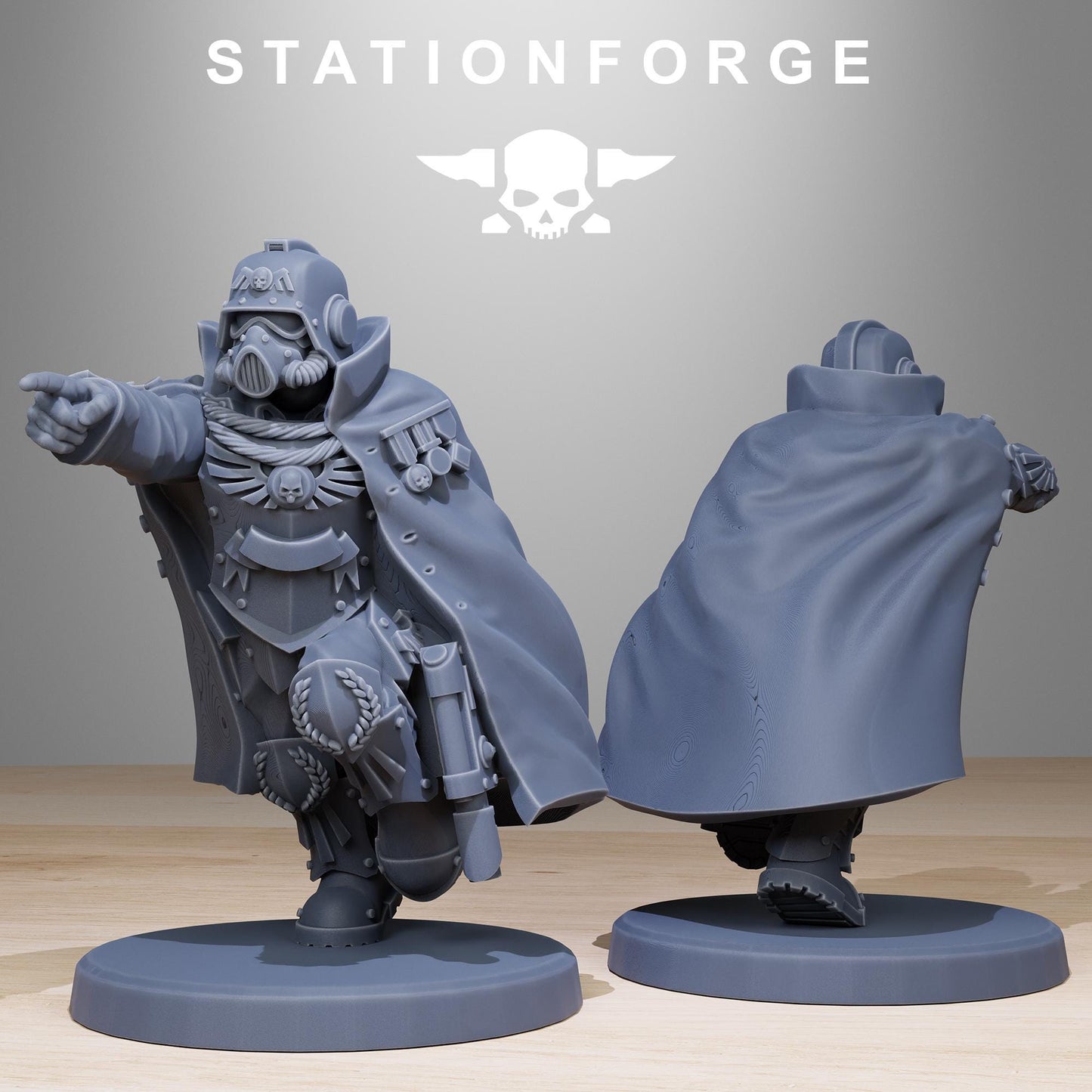 GrimGuard Elites, Death Korps Proxy, Sci-Fi Wargames Miniatures by STATIONFORGE
