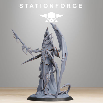 Demon Queen, Chaotic Daemonic Monopose Miniatures Sculpted by STATIONFORGE  for Wargames set in the Grimdark Future