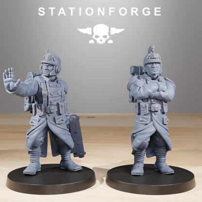 GrimGuard Builder Kit, Death Korps Proxy, Sci-Fi Wargames Miniatures by STATIONFORGE