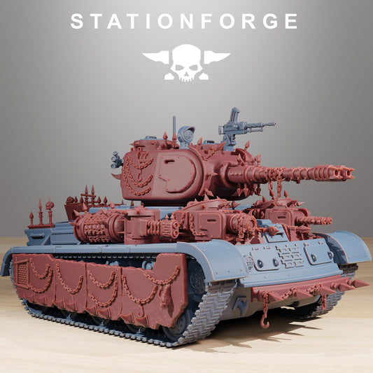 GrimGuard Heavy Tank Corrupted Conversion Kit - GrimGuard Heavy Tank, Sci-Fi Space Guard Soldiers by STATIONFORGE