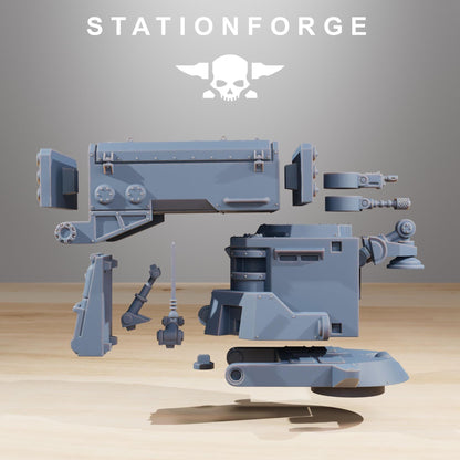 Socratis Bunker, Modular Sci-Fi Marine warriors by STATIONFORGE, Grimdark Wargames Proxy