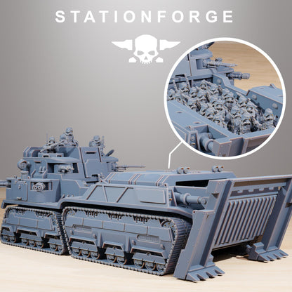 GrimGuard Transport Tank, Imperial Guard, multipart Sci-Fi warriors by STATIONFORGE, Sci-Fi Wargames  Guard Proxy