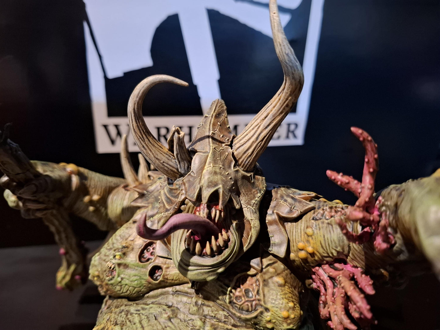 Corrupted Guard Sporeus, Chaotic Daemonic Monopose Miniatures Sculpted by STATIONFORGE  for Wargames set in the Grimdark Future