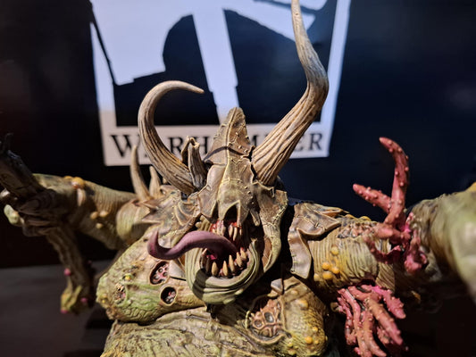 Corrupted Guard Sporeus, Chaotic Daemonic Monopose Miniatures Sculpted by STATIONFORGE  for Wargames set in the Grimdark Future