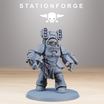 Socratis Support Vanguard, Modular Sci-Fi Marine warriors by STATIONFORGE, Grimdark Wargames Proxy
