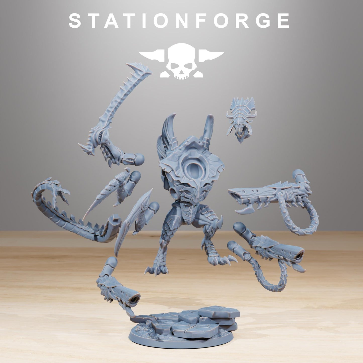 Xenarid Brainiac - Xenarid Alien Bugs -  Sci-Fi Grimdark Bug aliens by STATIONFORGE