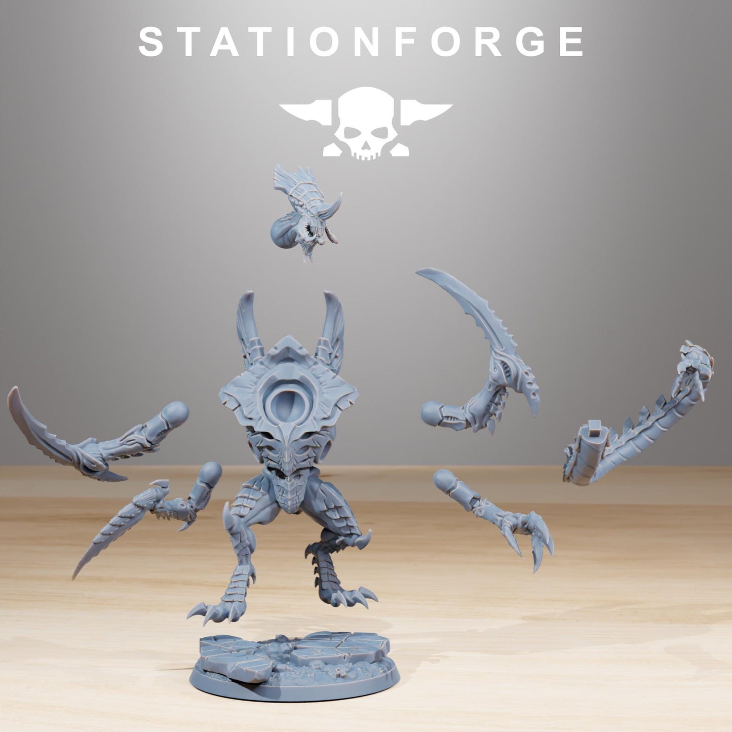 Xenarid Brainiac - Xenarid Alien Bugs -  Sci-Fi Grimdark Bug aliens by STATIONFORGE