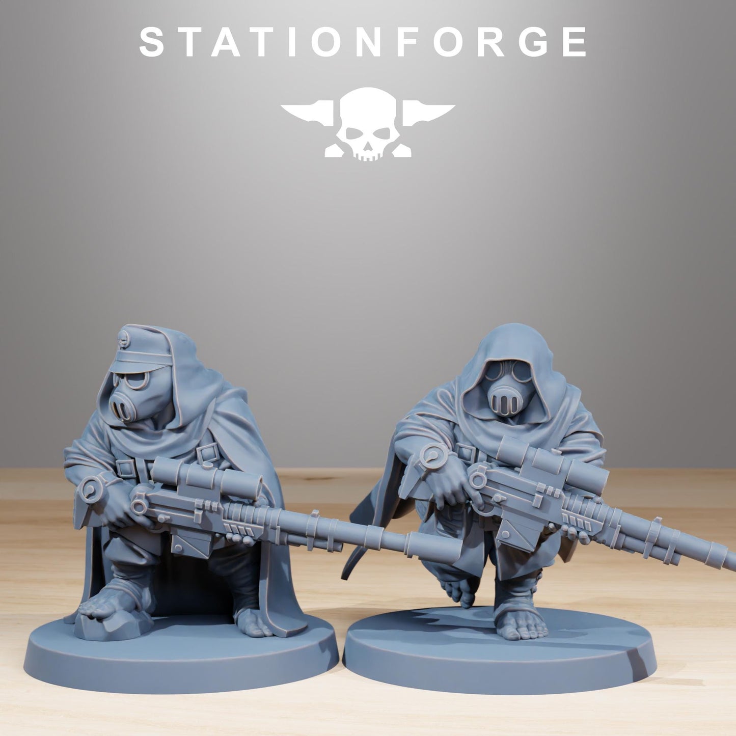 GrimGuard Skulldarts, Death Korps Proxy, Sci-Fi Wargames Miniatures by STATIONFORGE