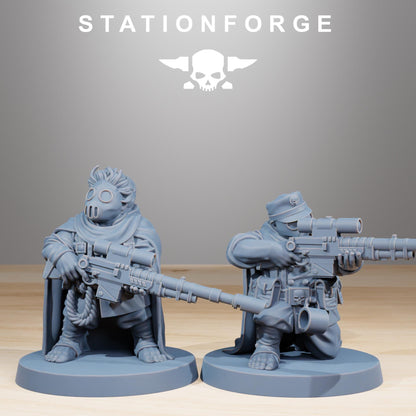 GrimGuard Skulldarts, Death Korps Proxy, Sci-Fi Wargames Miniatures by STATIONFORGE
