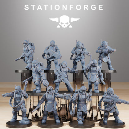 RoyalGuard Commandos Miniatures by STATIONFORGE, Imperial guard infantry regiment