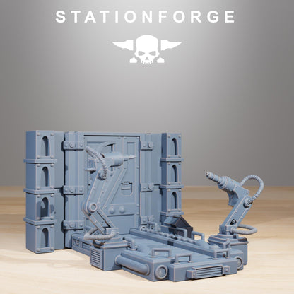 Scavenger Factory Terrain by STATIONFORGE,  Trench Warfare Terrain, Perfect for Wargames