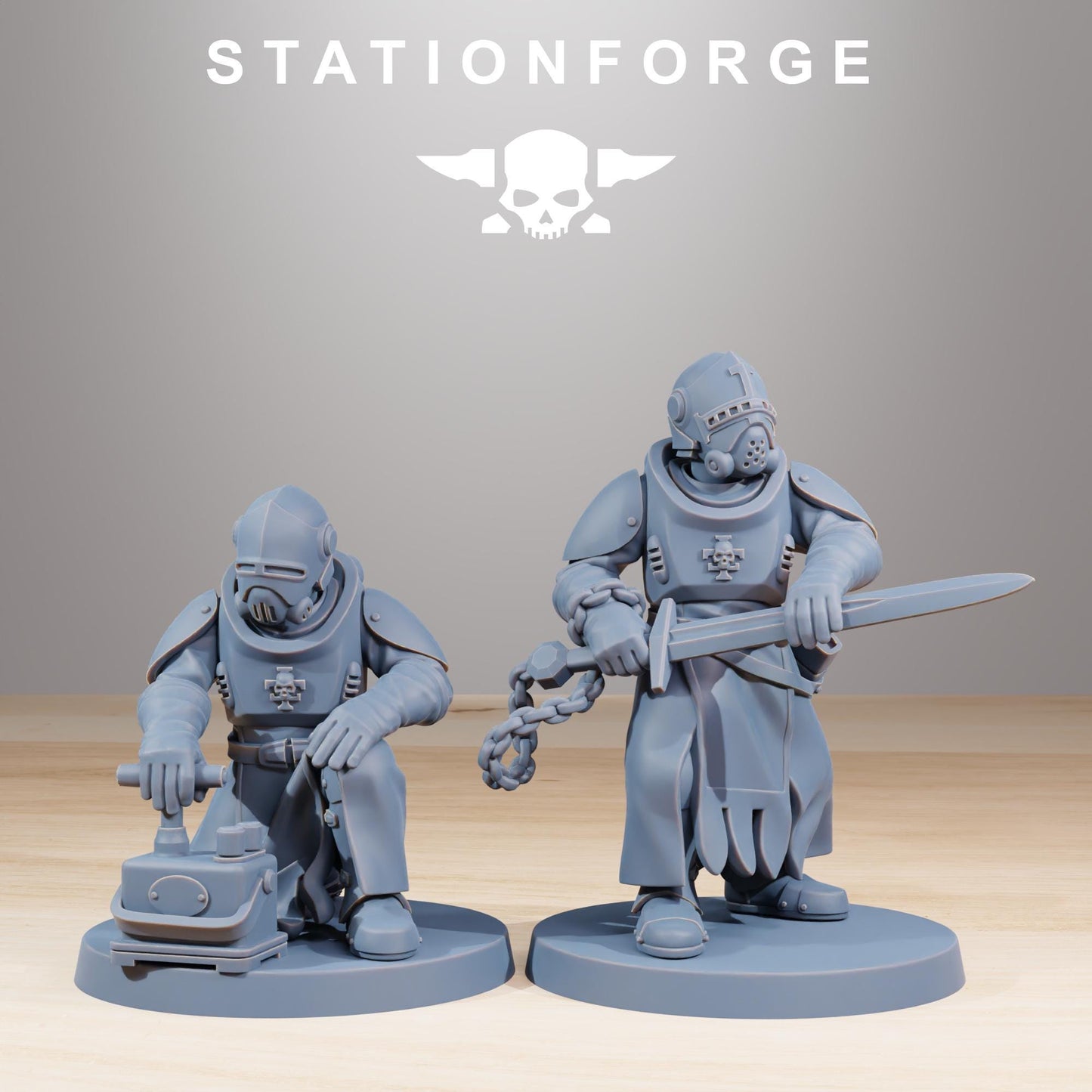 RoyalGuard Templars Modular Set Miniatures by STATIONFORGE,  Imperial guard infantry regiment