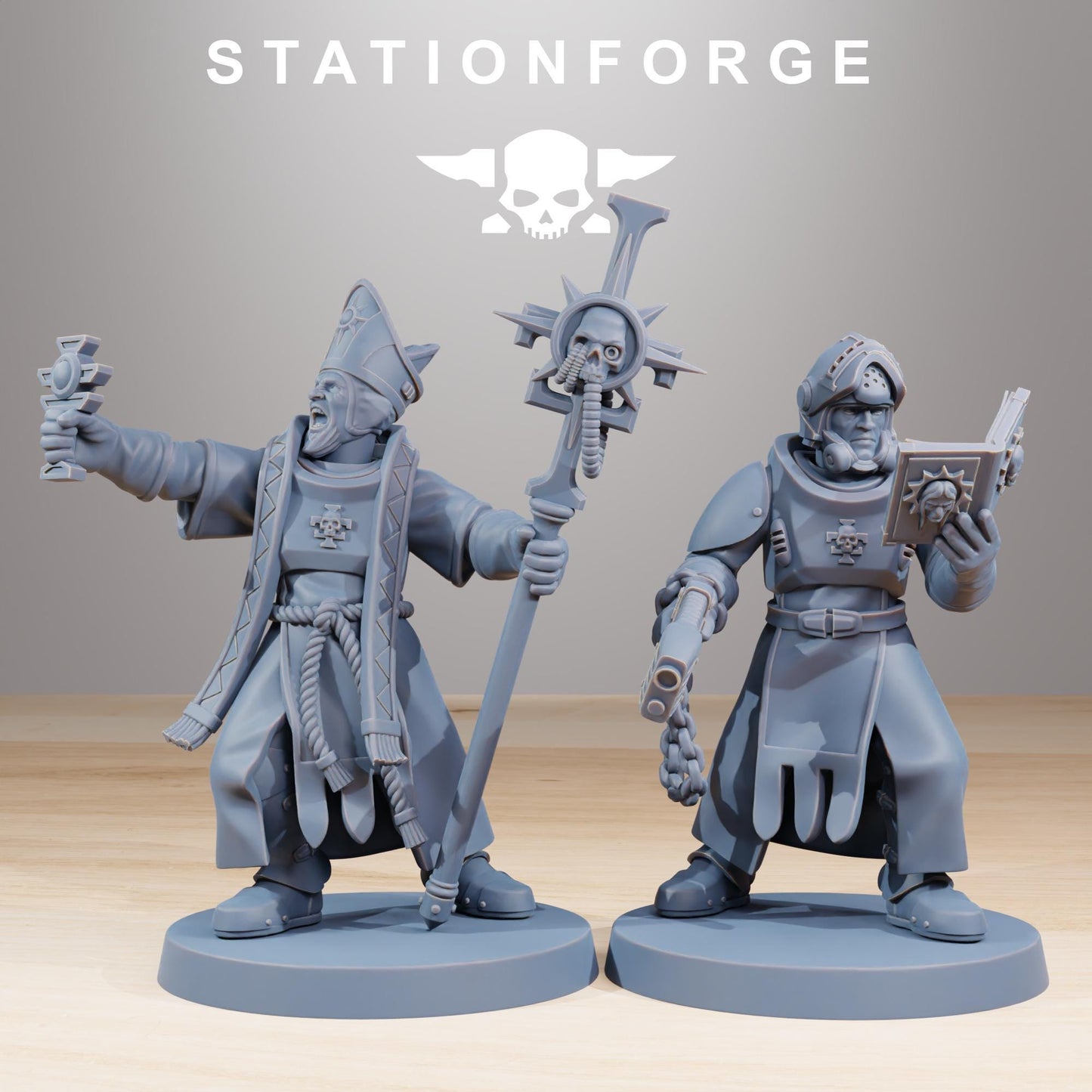 RoyalGuard Templars Modular Set Miniatures by STATIONFORGE,  Imperial guard infantry regiment