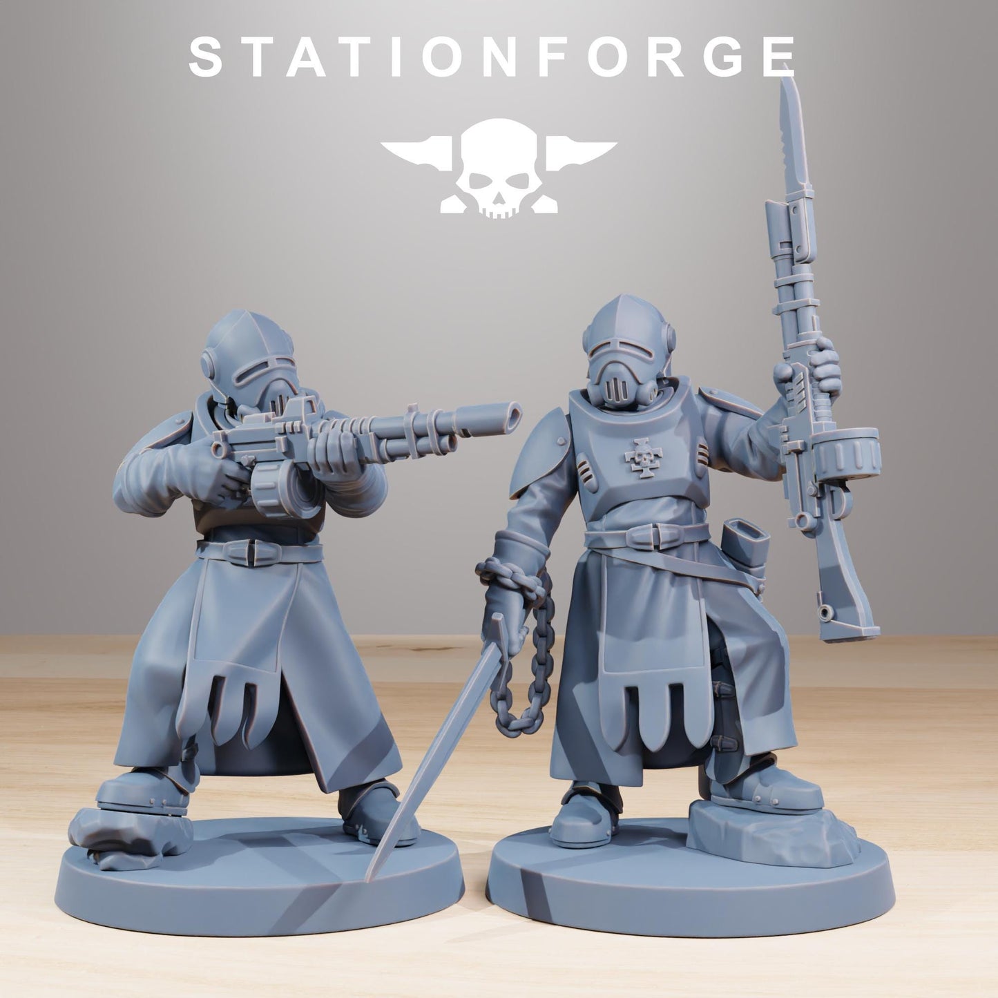 RoyalGuard Templars Modular Set Miniatures by STATIONFORGE,  Imperial guard infantry regiment