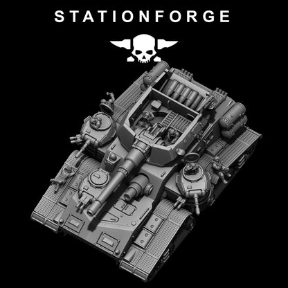 GrimGuard Monolith - GrimGuard Heavy Tank, Sci-Fi Space Guard Soldiers by STATIONFORGE