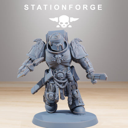 Socratis Guardmen, Modular Sci-Fi Marine warriors by STATIONFORGE, Grimdark Wargames Proxy