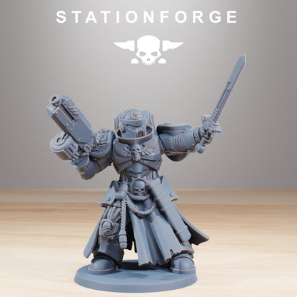 Socratis Guardmen, Modular Sci-Fi Marine warriors by STATIONFORGE, Grimdark Wargames Proxy