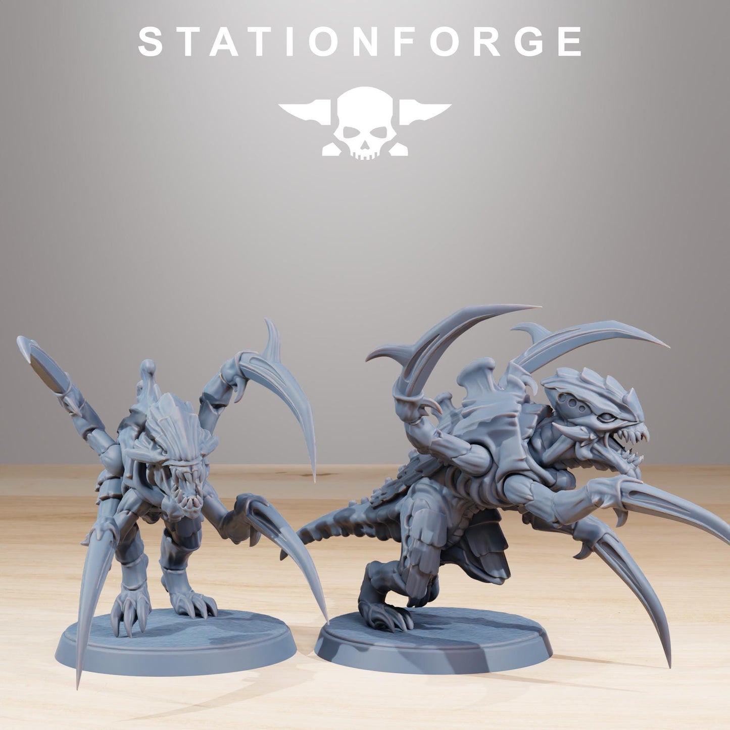 Xenarid Infantry Melee Unit - Xenarid Alien Bugs -  Sci-Fi Grimdark Bug aliens by STATIONFORGE
