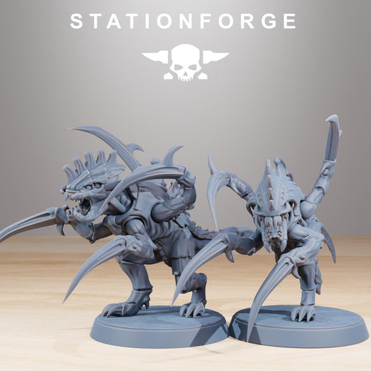 Xenarid Infantry Melee Unit - Xenarid Alien Bugs - Sci-Fi Grimdark Bug aliens by STATIONFORGE