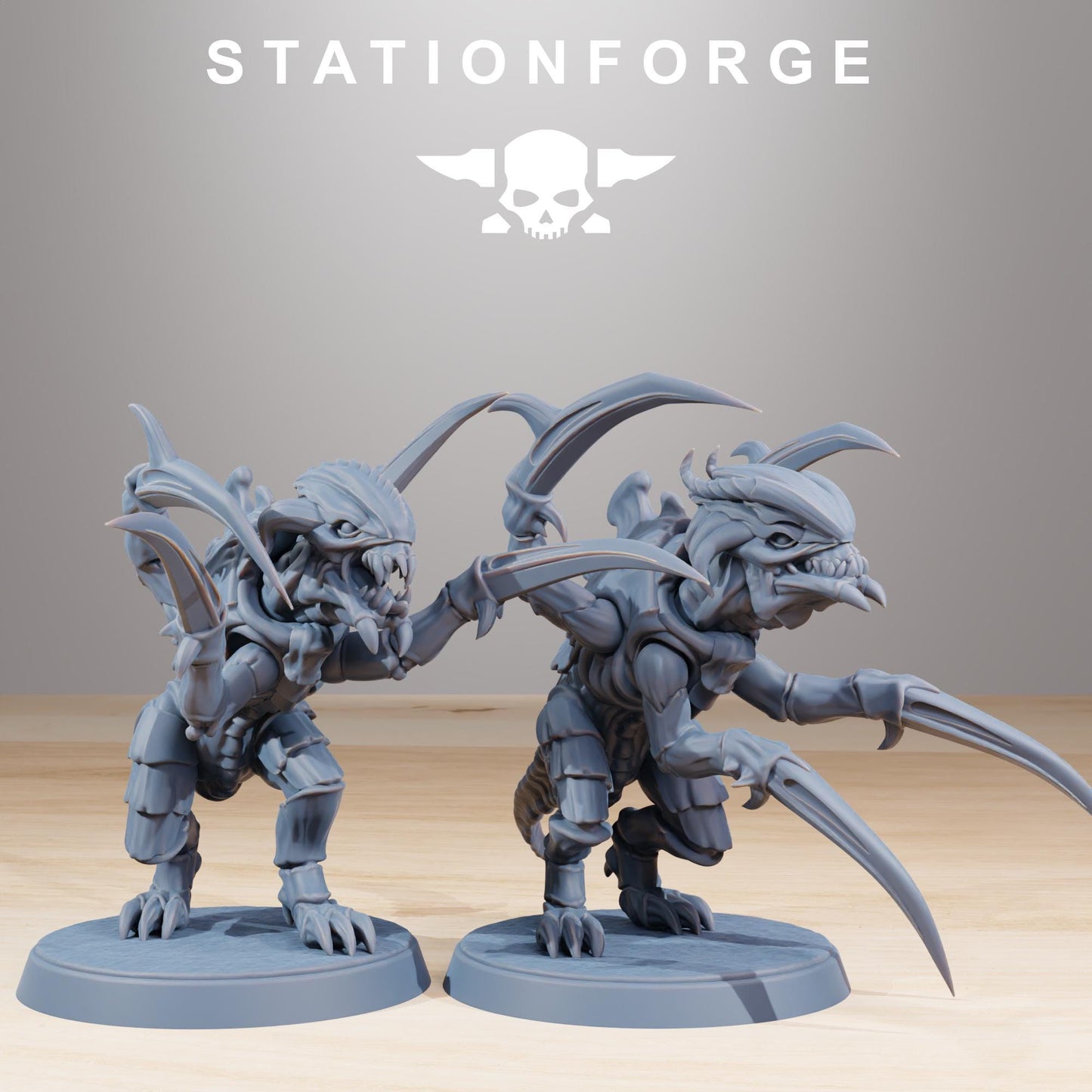 Xenarid Infantry Melee Unit - Xenarid Alien Bugs -  Sci-Fi Grimdark Bug aliens by STATIONFORGE