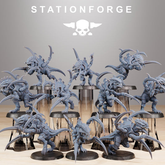 Xenarid Infantry Melee Unit - Xenarid Alien Bugs - Sci-Fi Grimdark Bug aliens by STATIONFORGE