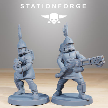 GrimGuard Aquilastra Miniatures by STATIONFORGE,  Imperial guard infantry regiment