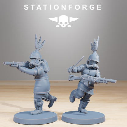 GrimGuard Aquilastra Miniatures by STATIONFORGE,  Imperial guard infantry regiment