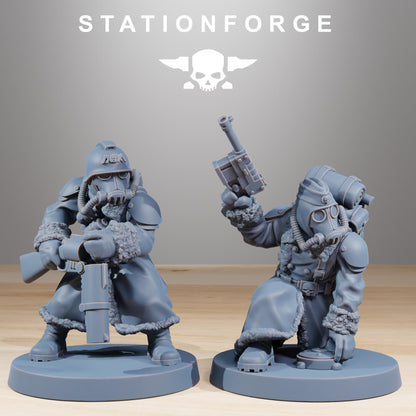 GrimGuard Frostwatch, Death Korps Proxy, Sci-Fi Wargames Miniatures by STATIONFORGE