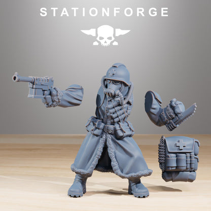 GrimGuard Frostwatch, Death Korps Proxy, Sci-Fi Wargames Miniatures by STATIONFORGE