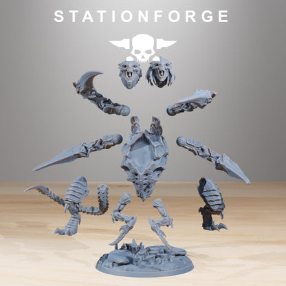Xenarid Ravage Howler - Xenarid Alien Bugs -  Sci-Fi Grimdark Bug aliens by STATIONFORGE