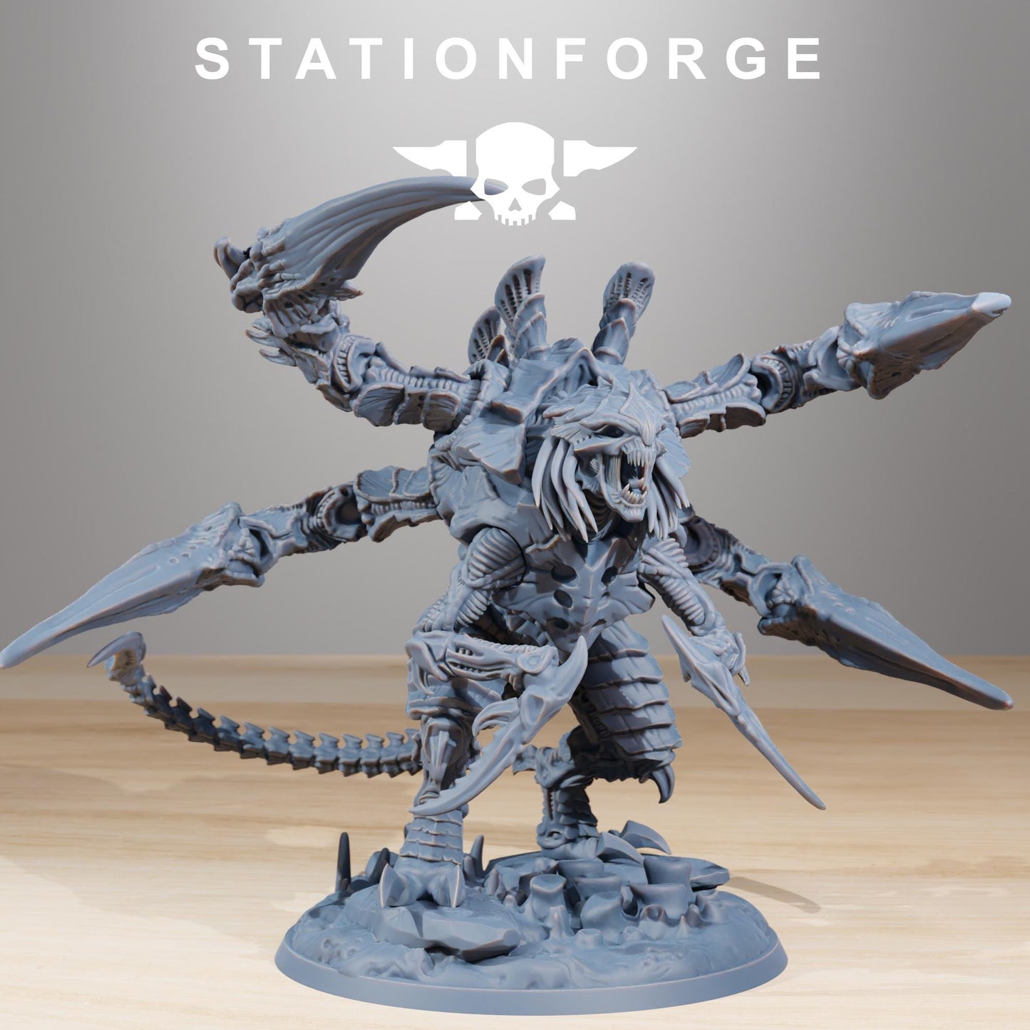 Xenarid Ravage Howler - Xenarid Alien Bugs -  Sci-Fi Grimdark Bug aliens by STATIONFORGE