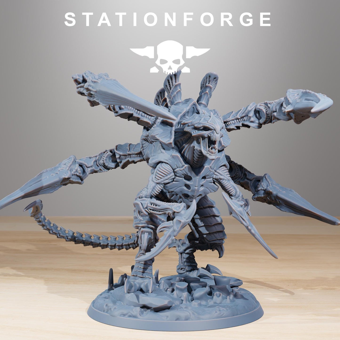 Xenarid Ravage Howler - Xenarid Alien Bugs -  Sci-Fi Grimdark Bug aliens by STATIONFORGE