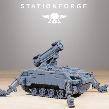 Socratis Predator Tank - Socratis Marines  - Futuristic Marine Army, Sci-Fi Space Scout Vehicle by STATIONFORGE