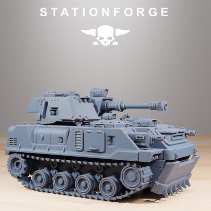 Socratis Predator Tank - Socratis Marines  - Futuristic Marine Army, Sci-Fi Space Scout Vehicle by STATIONFORGE