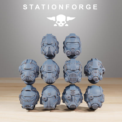 Socratis Vanguard, Modular Sci-Fi Marine warriors by STATIONFORGE, Grimdark Wargames Proxy